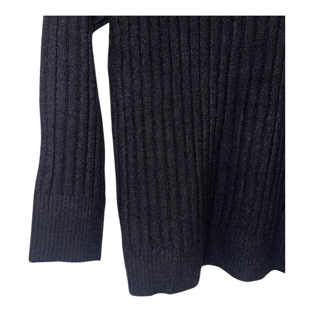 Sanctuary NWT Black Ribbed Crew Neck Sweater - Picture 3 of 13